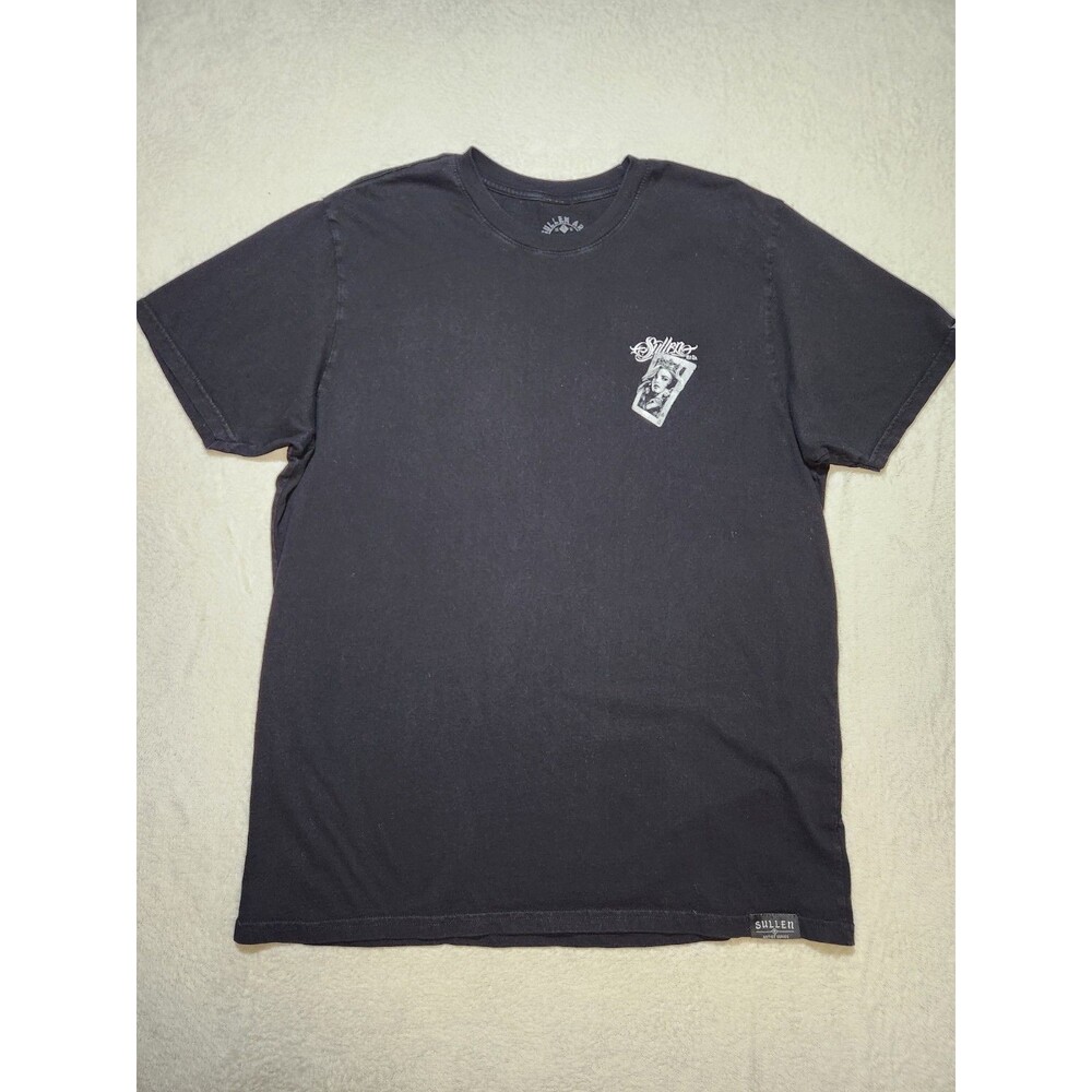 Sullen Clothing Graphic T-Shirt Men's XL Black Heart Breaker Tattoo